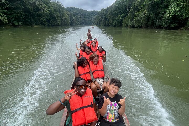 Panama City Visit an Indian town Embera and waterfall with lunch