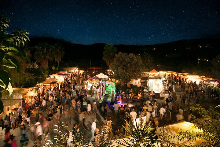 Ibiza Sunset Tour to the Hippie Market Las Dalias by Bus