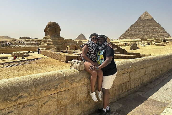 Giza Pyramids, Sphinx, Camel Ride, Lunch & Inside pyramids