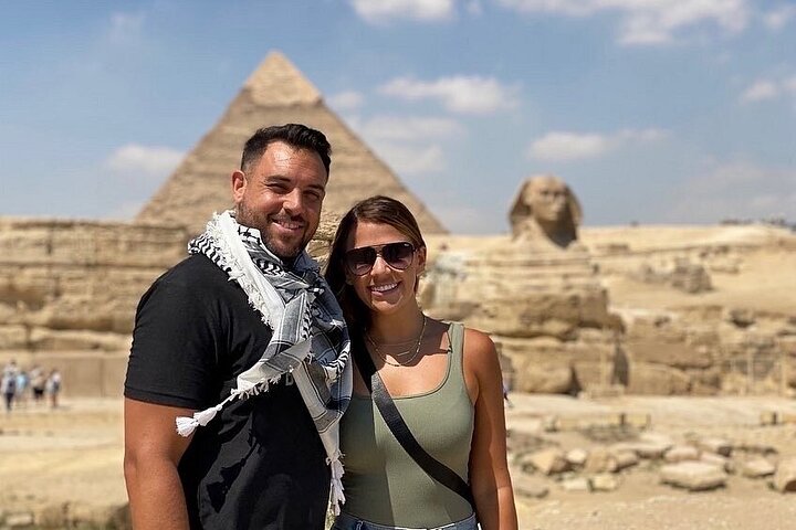 Giza Pyramids, Sphinx, Camel Ride, Lunch & Inside pyramids