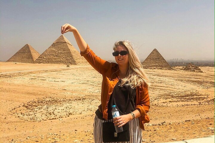 Giza Pyramids, Sphinx, Camel Ride, Lunch & Inside pyramids