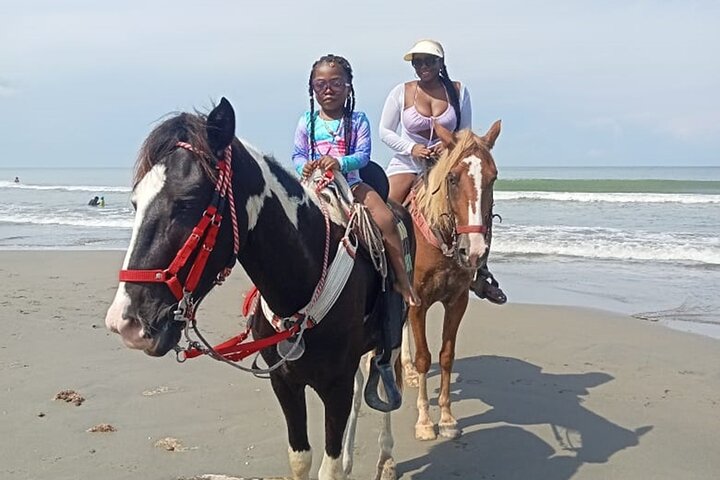 Horseback riding on the beaches of Cartagena