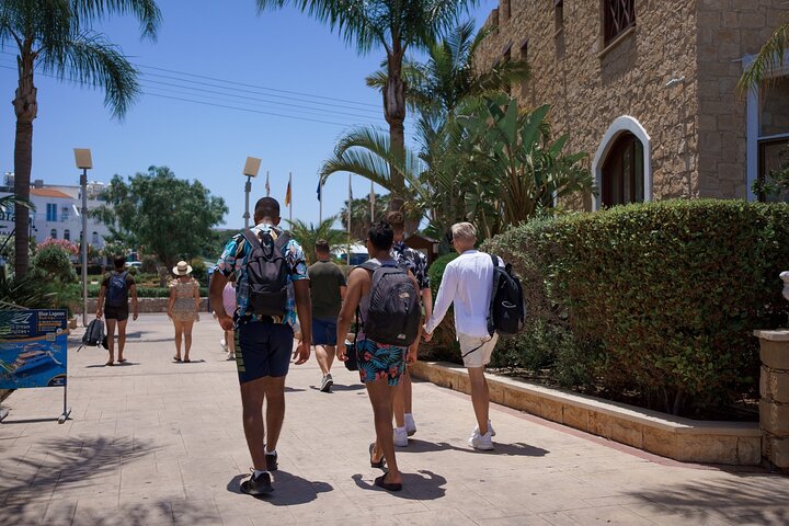 From Paphos: Blue Lagoon, Sea Caves & Aphrodite's Baths Day Trip