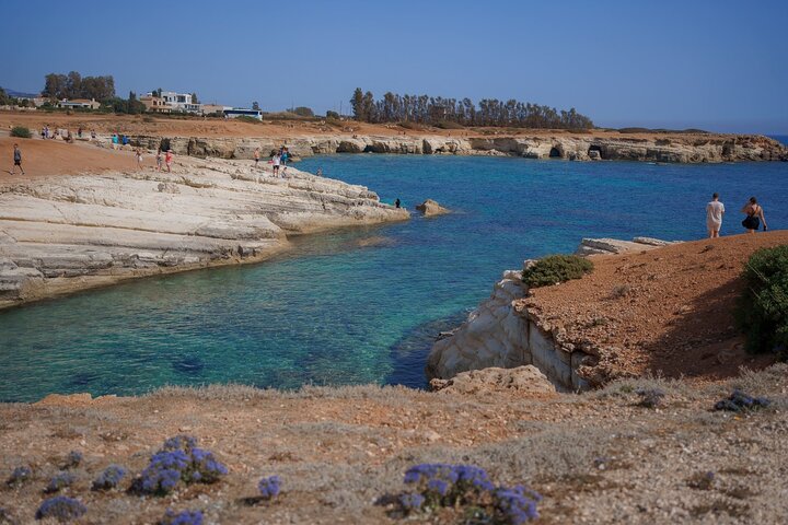 From Paphos: Blue Lagoon, Sea Caves & Aphrodite's Baths Day Trip