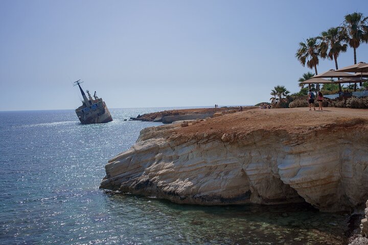 From Paphos: Blue Lagoon, Sea Caves & Aphrodite's Baths Day Trip