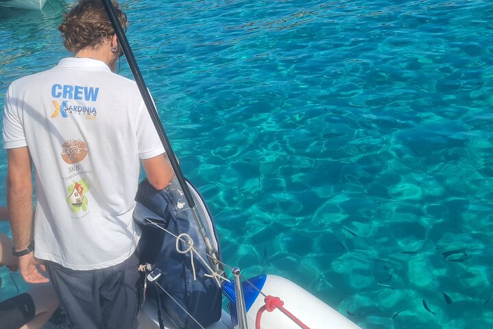 Monomaran tour 16 mt with boarding from Maddalena and Palau