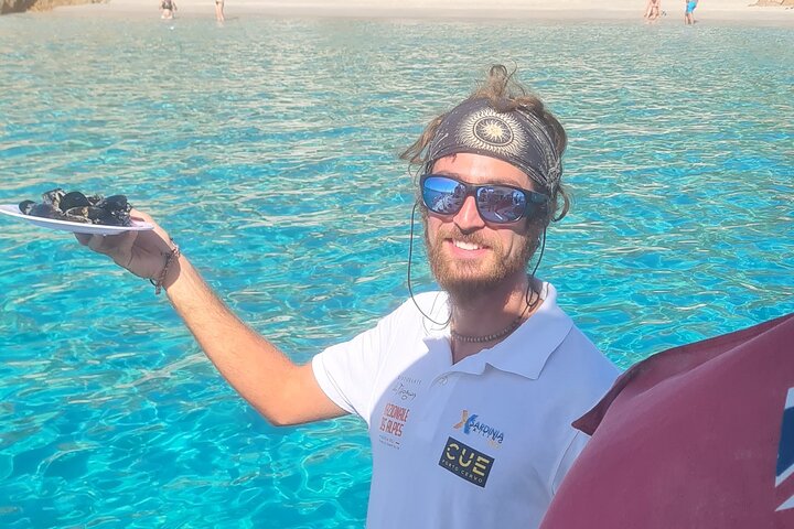 Monomaran tour 16 mt with boarding from Maddalena and Palau