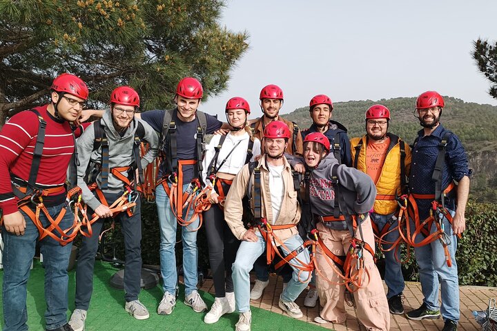 Jumping in Zipline with Unique Views of Cuenca