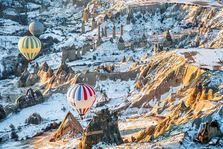 Hot Air Balloon Ride at Sunrise in Goreme, Cappadocia