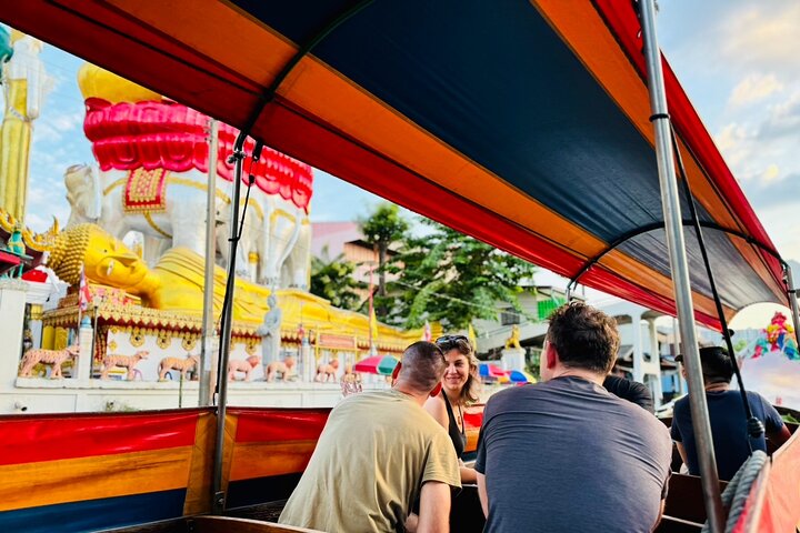 Hidden Bangkok Longtail Boat Tour to Big Buddha&Canal Life 2hrs