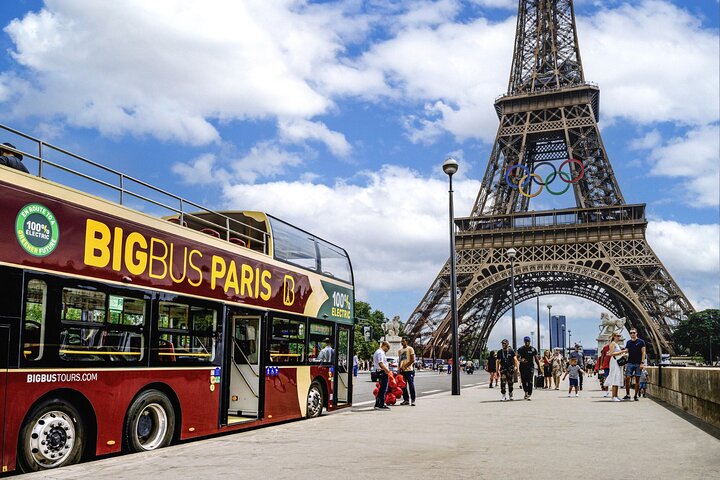 Paris Big Bus Hop-On Hop-Off Tour with Optional River Cruise