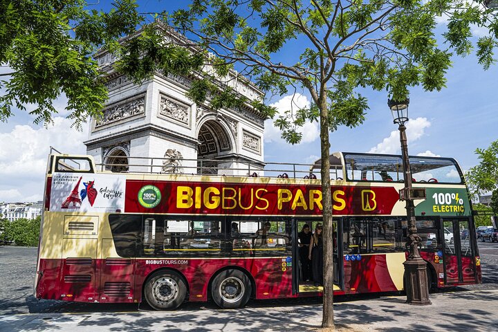Paris Big Bus Hop-On Hop-Off Tour with Optional River Cruise