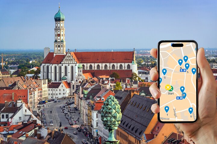 Self-guided scavenger hunt and city game in Augsburg