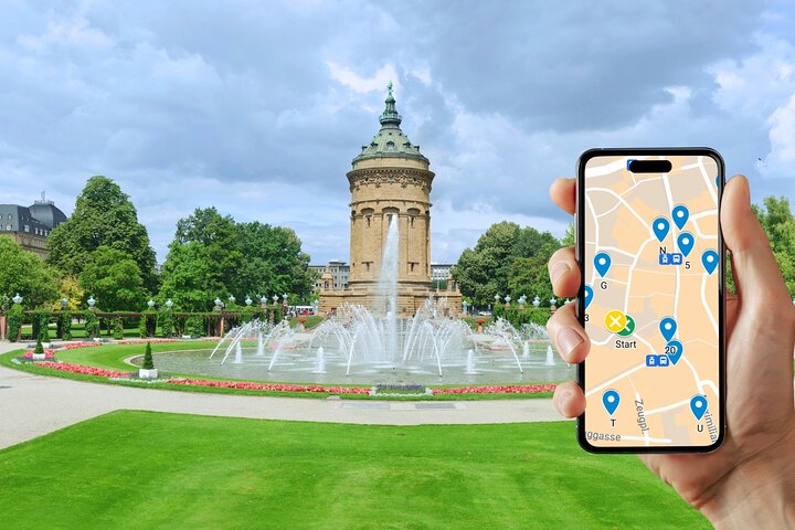 Self-guided scavenger hunt and city game in Mannheim