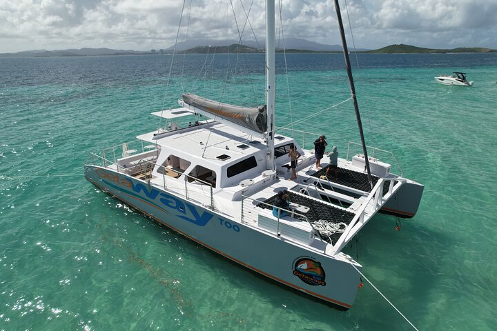 Icacos Island Luxury Sailing Catamaran All Inclusive Tour