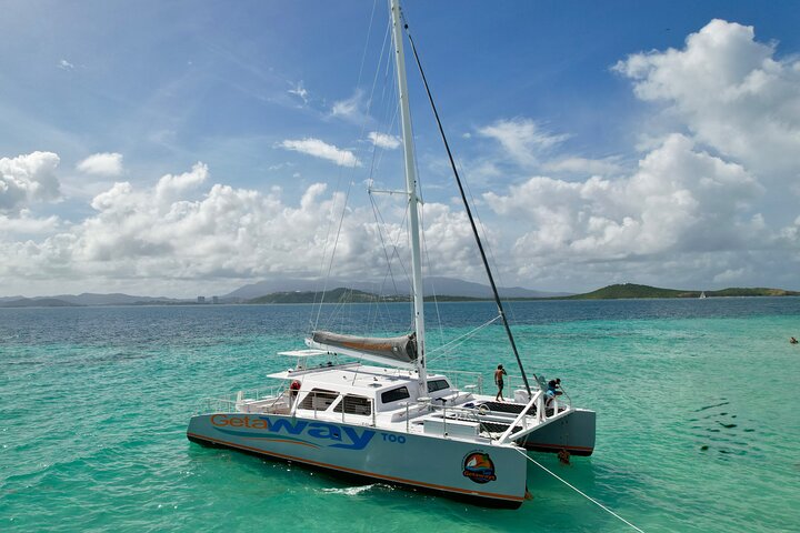 Icacos Island Luxury Sailing Catamaran All Inclusive Tour