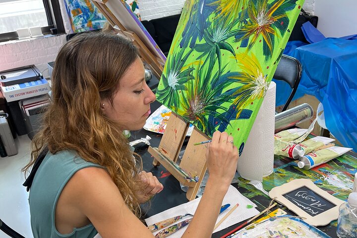 NYC: Abstract Painting with Palette Knives – Small Group