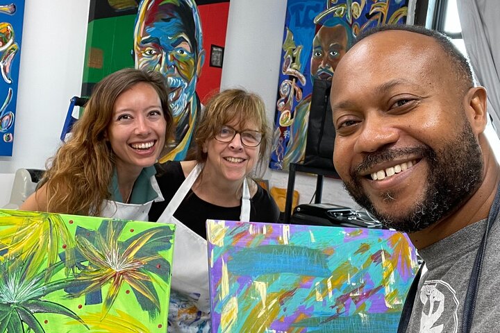 NYC: Abstract Painting with Palette Knives – Small Group
