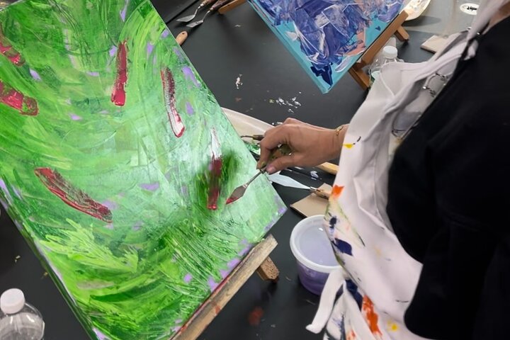 NYC: Abstract Painting with Palette Knives – Small Group