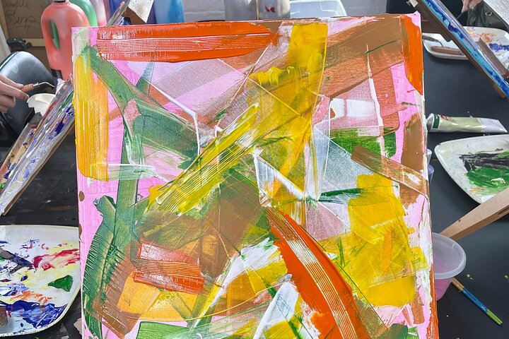 NYC: Abstract Painting with Palette Knives – Small Group