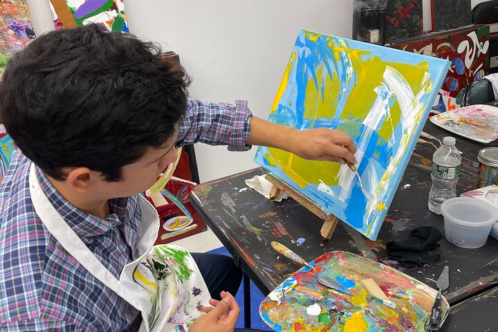 NYC: Abstract Painting with Palette Knives – Small Group