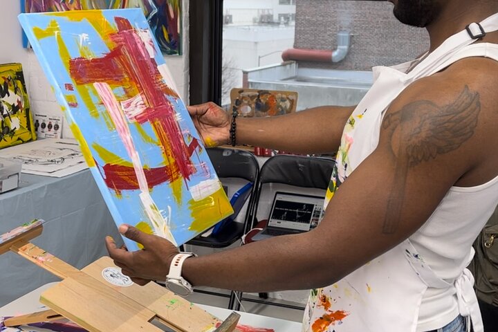 NYC: Abstract Painting with Palette Knives – Small Group