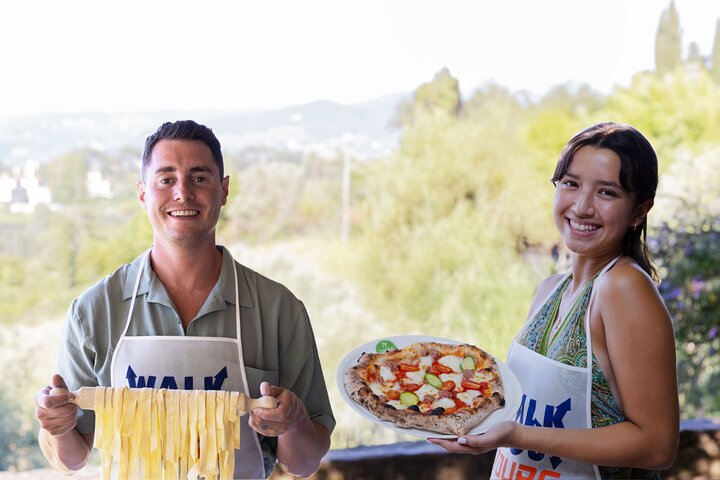 Florence Pizza or Pasta Class & Gelato Making at a Tuscan Farm