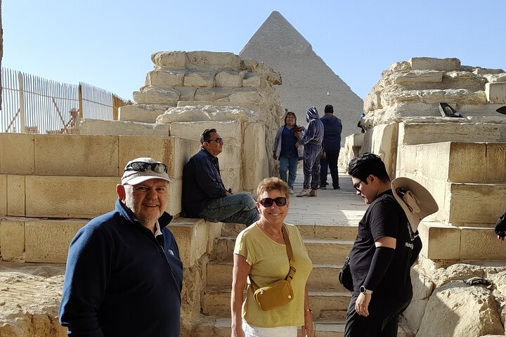 Giza Pyramids and Grand Egyptian Museum full day tour.