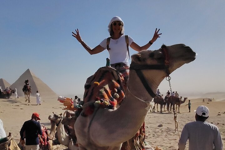 Giza Pyramids and Grand Egyptian Museum full day tour.