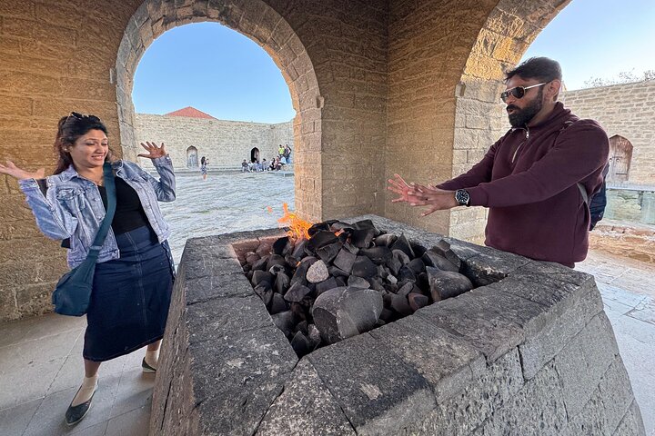 Gobustan & Mud, Fire Temple, Burning Mountain (Group & Private)