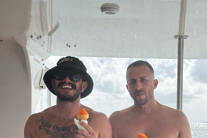 Icacos Island Luxury Sailing Catamaran All Inclusive Tour