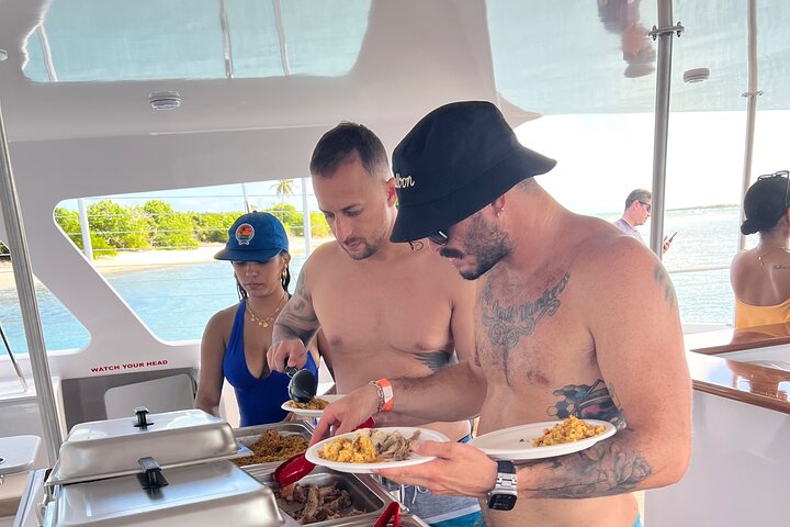 Icacos Island Luxury Sailing Catamaran All Inclusive Tour