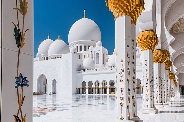 Dubai to Abu Dhabi City Tour with Grand Mosque Emirates Palace