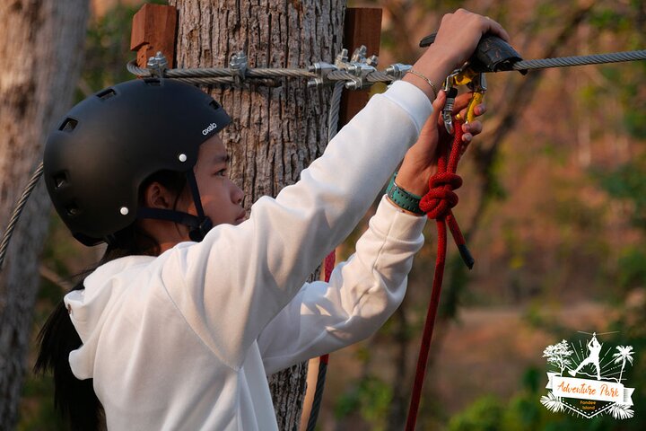 Fandee Hanging Park - Ziplines & Monkey Bridges in Tad Lo