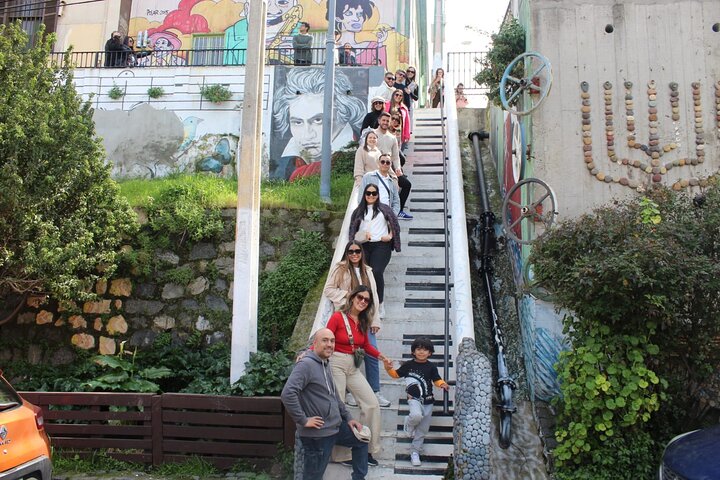 Transfer to San Antonio port prior cruise with tour in Valparaiso and Casablanca