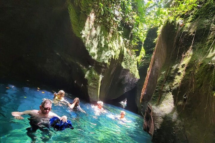 Scenic Tour of City and Rainforest, Waterfall, Sulphur Springs .