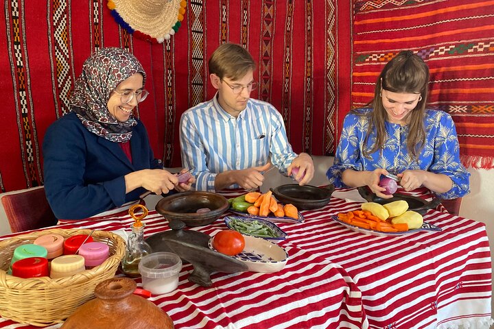 Moroccan Cooking Class with a Local Family & Market Visit