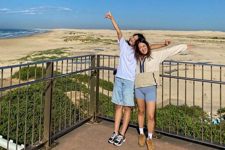 Newcastle to Port Stephens: Whale Watching, Hike & Dunes