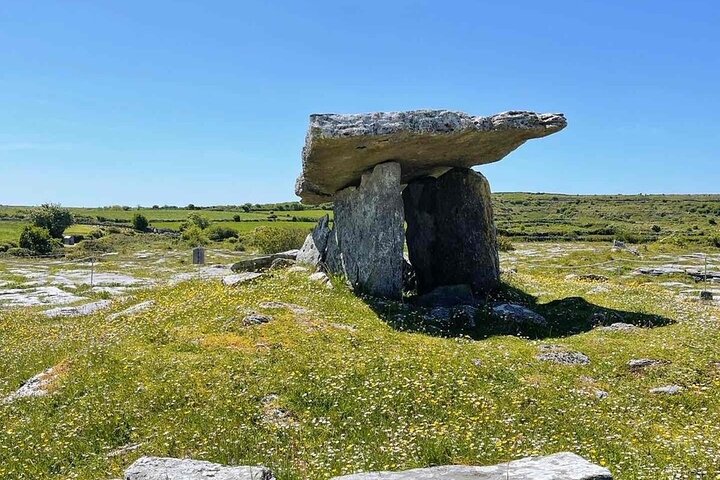 Burren Guided Electric Bike tour with Poulnabrone Portal Tomb