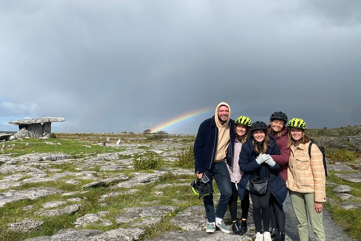 Burren Guided Electric Bike tour with Poulnabrone Portal Tomb
