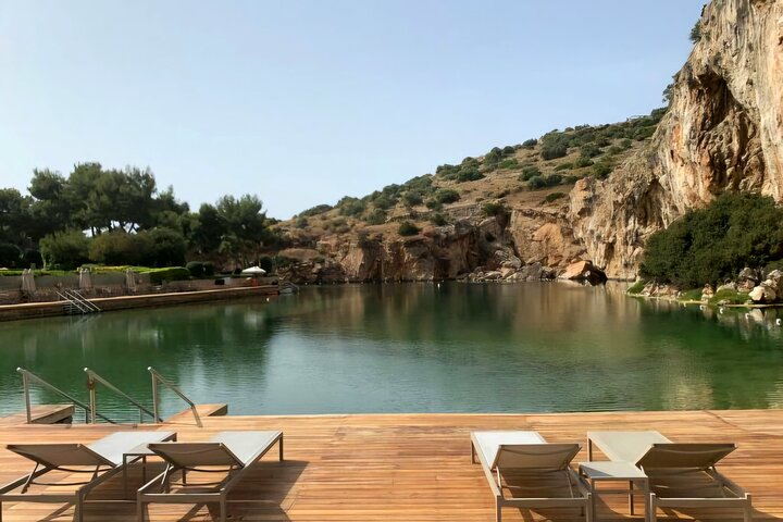 Lake Vouliagmeni Thermal Spa And Temple Of Poseidon Tour