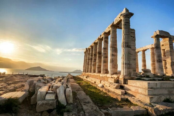 Lake Vouliagmeni Thermal Spa And Temple Of Poseidon Tour