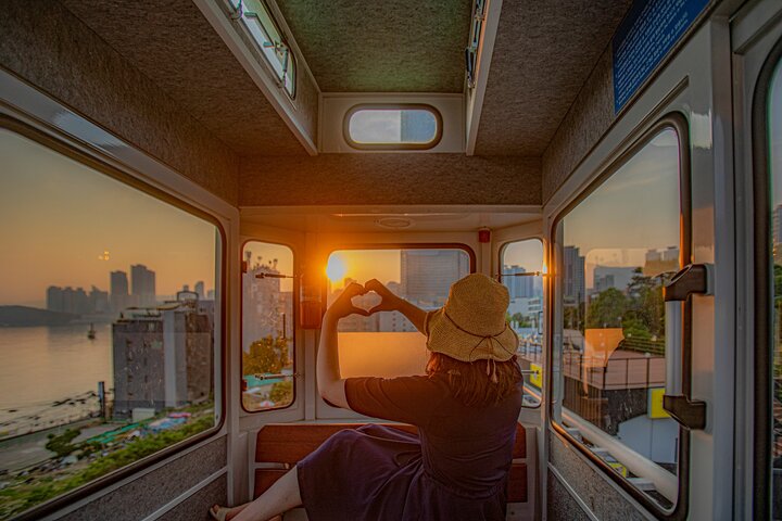 Sunset Haeundae Sky Capsule and Busan Night view Tour from Busan