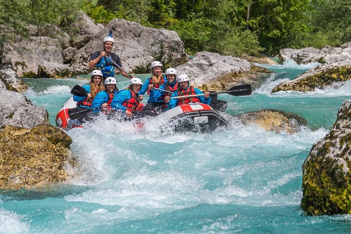 Whitewater Rafting on the Soča River in Bovec, Slovenia