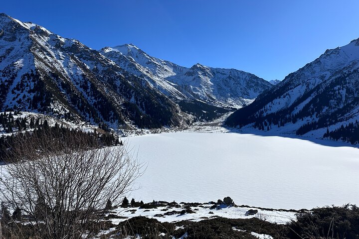 Big Almaty Lake & Thermal Springs at AlmaArasan Gorge by Car 9 AM