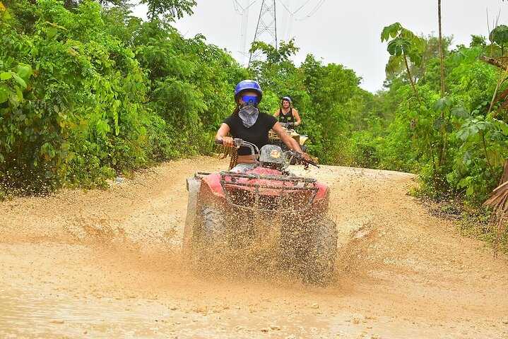 Cancun Best ATV Tour, Ziplines and Cenote Swim with Lunch
