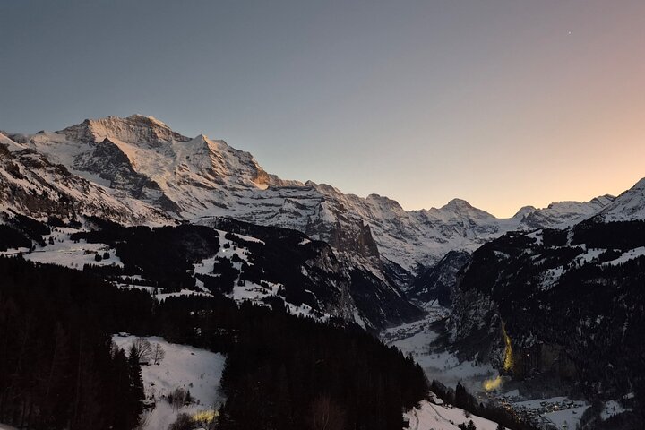 The best Sunset hike with Cheese Fondue
