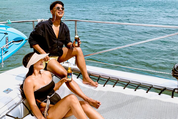Private Catamaran Escape: Caribbean Beaches, Snorkeling & Lunch