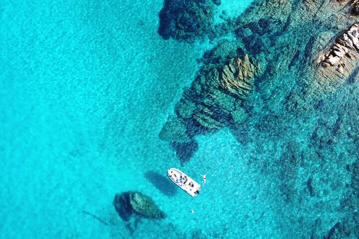Boat tour to explore the Marine Protected Area of Tavolara