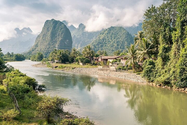 Vang Vieng Tour B Nam Xay Viewpoint Hike and Blue Lagoon 1 Tour